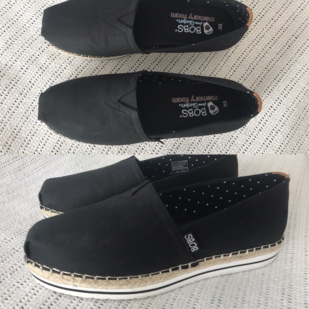 NWOT Bobs Platform Memory Foam Sneakers